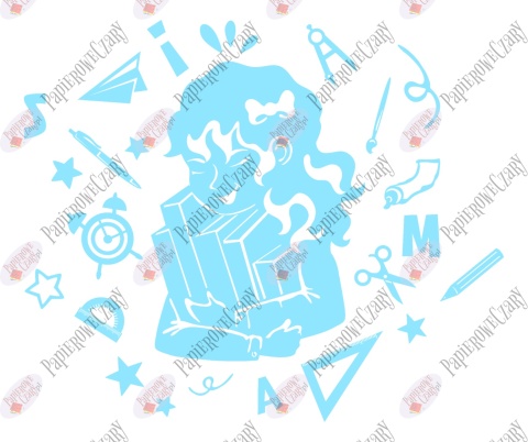 Zestaw 220 Rok szkolny Dekoracje z papieru Zestaw 220 Rok szkolny Dekoracje z papieru