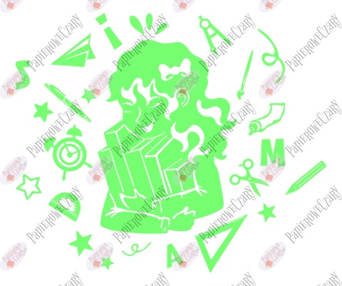 Zestaw 220 Rok szkolny Dekoracje z papieru Zestaw 220 Rok szkolny Dekoracje z papieru