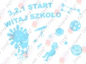 Zestaw 222 Rok szkolny Kosmos Dekoracje z papieru