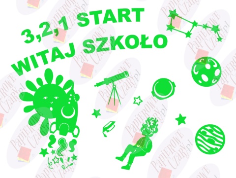 Zestaw 222 Rok szkolny Kosmos Dekoracje z papieru Zestaw 222 Rok szkolny Kosmos Dekoracje z papieru