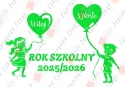 Zestaw 226 Rok Szkolny Dzieci Balony Dekoracje z papieru