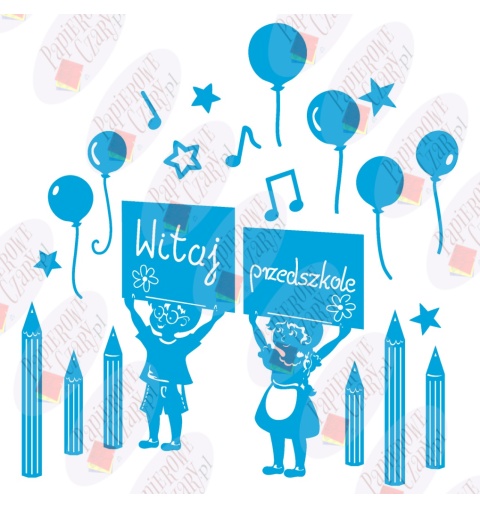 Zestaw 225 Witaj Przedszkole Kredki Dekoracje z papieru Zestaw 225 Witaj Przedszkole Kredki Dekoracje z papieru
