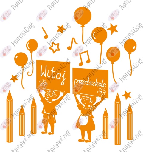 Zestaw 225 Witaj Przedszkole Kredki Dekoracje z papieru Zestaw 225 Witaj Przedszkole Kredki Dekoracje z papieru