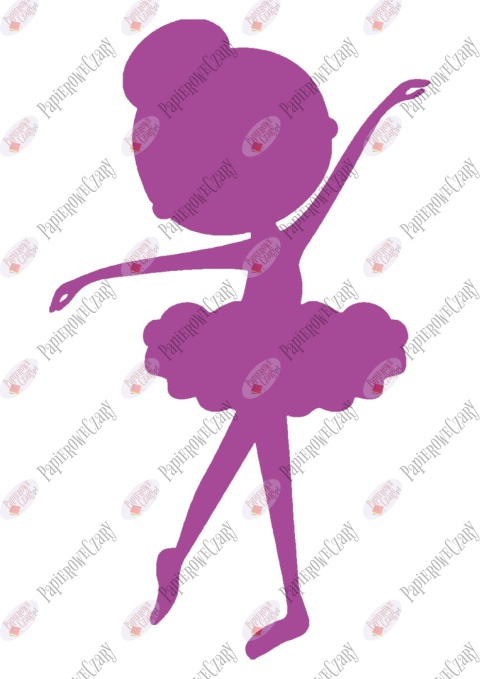 Baletnica 1 Dekoracje z papieru