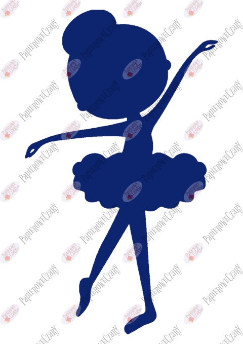 Baletnica 1 Dekoracje z papieru