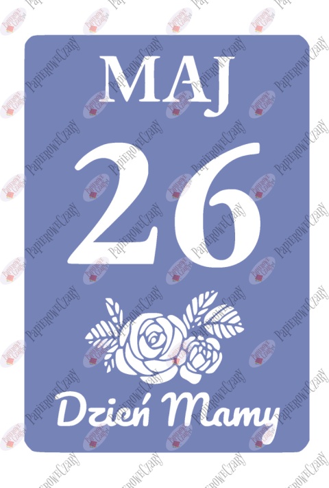 Kartka z kalendarza 26 Maj 1 Dekoracje z papieru Kartka z kalendarza 26 Maj 1 Dekoracje z papieru
