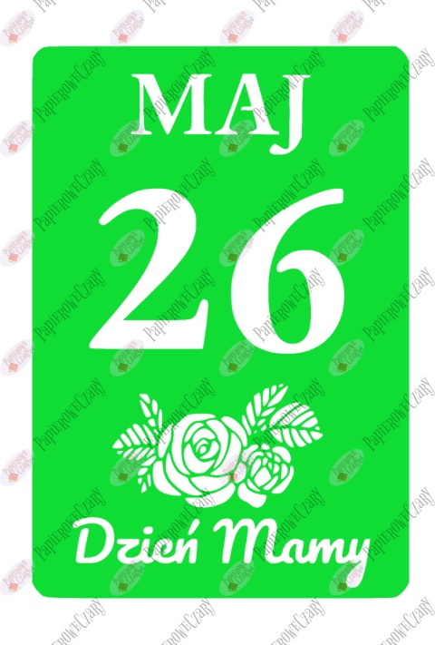 Kartka z kalendarza 26 Maj 1 Dekoracje z papieru Kartka z kalendarza 26 Maj 1 Dekoracje z papieru