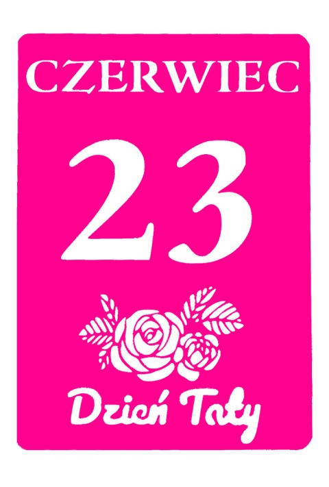 Kartka z kalendarza 23 Czerwiec 1 Dekoracje z papieru Kartka z kalendarza 23 Czerwiec 1 Dekoracje z papieru