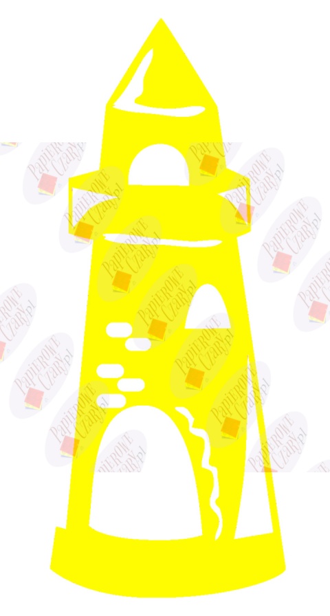 Latarnia morska 1 Dekoracje z papieru Latarnia morska 1 Dekoracje z papieru