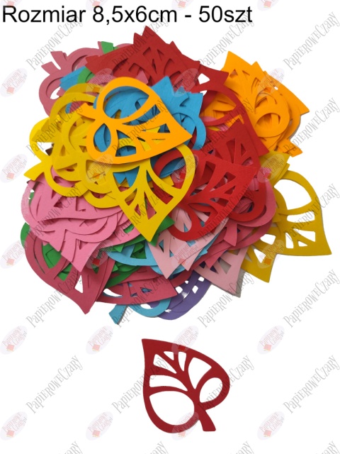 Liść 10 Pakiet Jesień Dekoracje z papieru