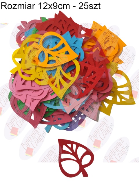 Liść 10 Pakiet Jesień Dekoracje z papieru