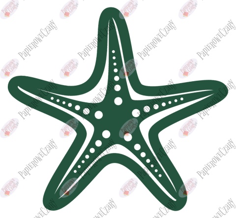 Rozgwiazda 2 Dekoracje z papieru