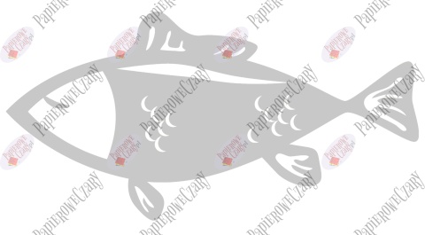 Ryba 2 Dekoracje z papieru