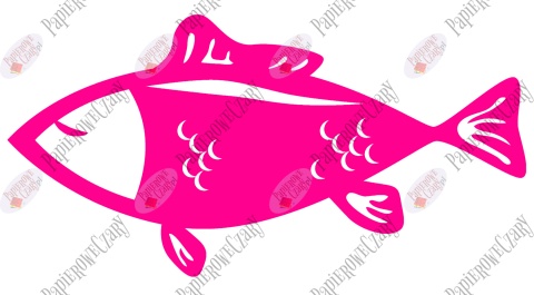 Ryba 2 Dekoracje z papieru