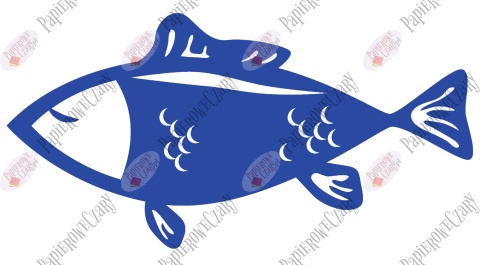 Ryba 2 Dekoracje z papieru