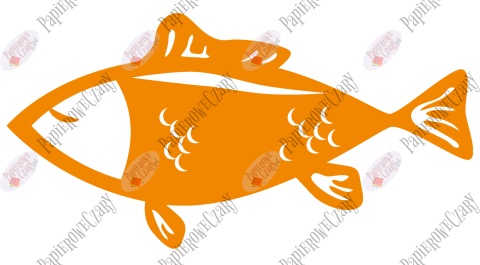 Ryba 2 Dekoracje z papieru