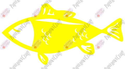 Ryba 2 Dekoracje z papieru