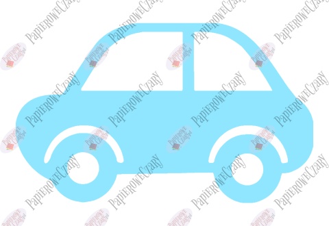 Samochód 1 Dekoracje z papieru