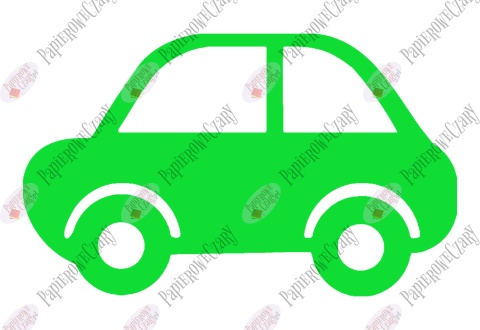 Samochód 1 Dekoracje z papieru