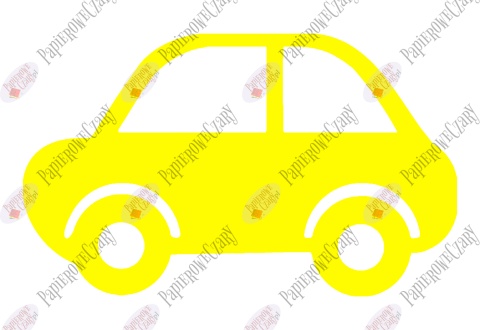 Samochód 1 Dekoracje z papieru