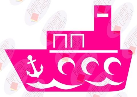 Statek 1 Dekoracje z papieru Statek 1 Dekoracje z papieru