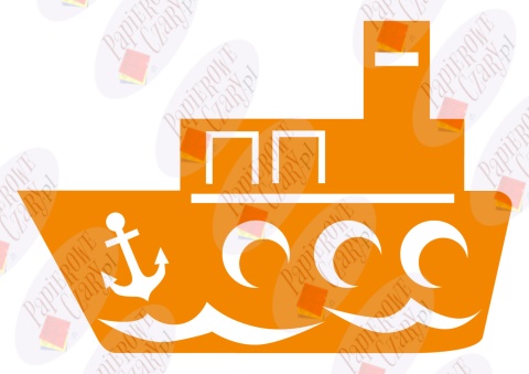 Statek 1 Dekoracje z papieru Statek 1 Dekoracje z papieru