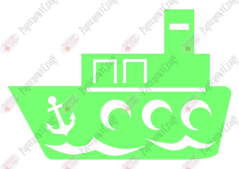Statek 1 Dekoracje z papieru Statek 1 Dekoracje z papieru