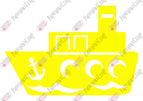 Statek 1 Dekoracje z papieru Statek 1 Dekoracje z papieru