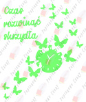 Zestaw 85 "Czas rozwinąć skrzydła" Dekoracje z papieru