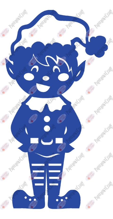 Elf 2 Zima Dekoracje z papieru