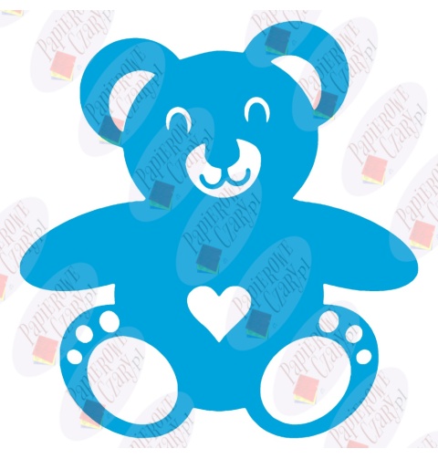 Miś 1 Dekoracje z papieru Miś 1 Dekoracje z papieru