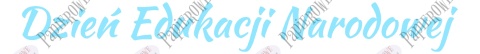 Napis Dzień Edukacji Narodowej 3 Dekoracje z papieru