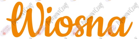 Napis "Wiosna" 2 Dekoracje z papieru