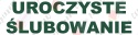 Napis "UROCZYSTE ŚLUBOWANIE" 2 Pasowanie Ślubowanie Dekoracje z papieru