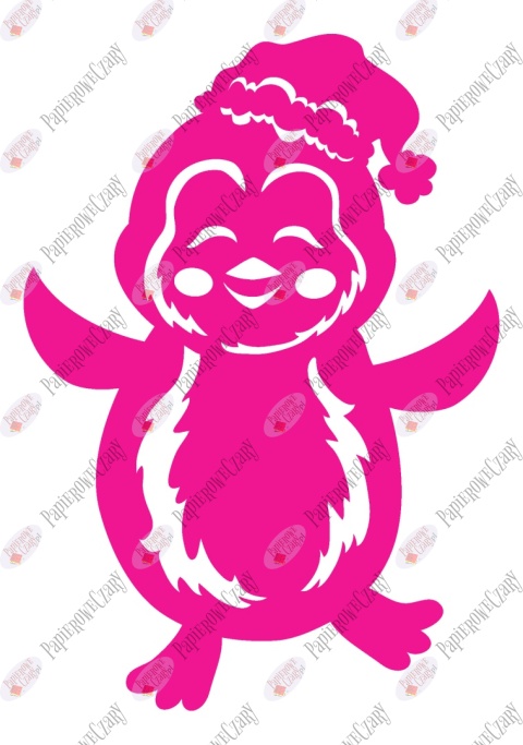 Pingwin 5 Dekoracje z papieru