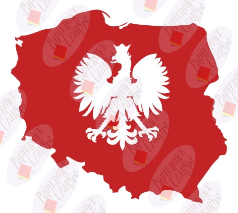 Polska z godłem Dekoracje z papieru Polska z godłem Dekoracje z papieru