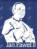 Papież Jan Paweł II Postać Dekoracje z papieru