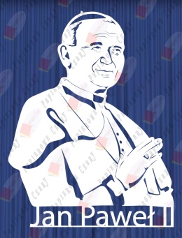 Papież Jan Paweł II Postać Dekoracje z papieru