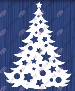 Choinka 7 Dekoracje z papieru