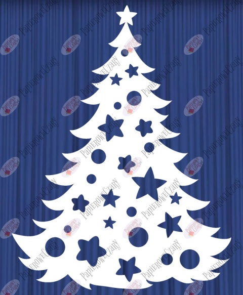 Choinka 7 Dekoracje z papieru