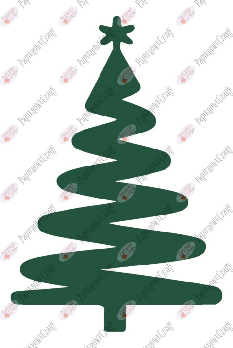 Choinka 9 Zima Dekoracje z papieru