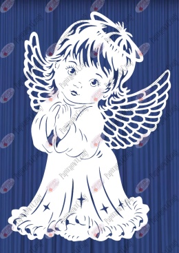 Anioł 9 Jasełka Boże Narodzenie Dekoracje z papieru