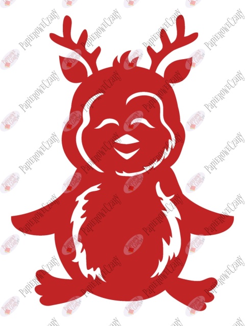 Pingwin 7 Dekoracje z papieru