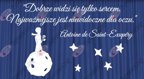 Zestaw 301 Mały Książę "Dobrze widzi się tylko sercem..." Dekoracje z papieru