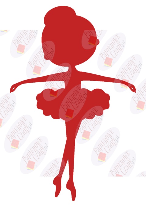 Baletnica 2 Dekoracje z papieru Baletnica 2 Dekoracje z papieru