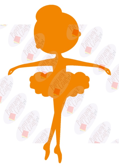 Baletnica 2 Dekoracje z papieru Baletnica 2 Dekoracje z papieru