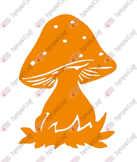 Grzyb 1 Dekoracje z papieru