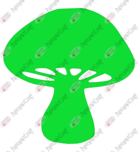 Grzyb 2 Dekoracje z papieru