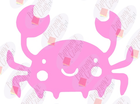 Krab 1 Dekoracje z papieru Krab 1 Dekoracje z papieru