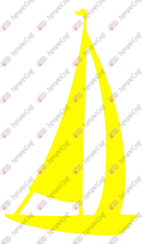 Żaglówka 2 Dekoracje z papieru